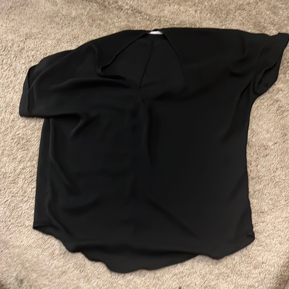 Womens size small, brand Lush, sheer black blouse